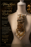 Golden Radiance Victory Knotz - Luxury Necktie by Victory Knotz by Thedra Allen