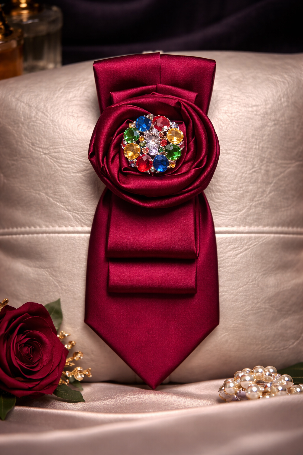 Beauty for Ashes Rose Tie